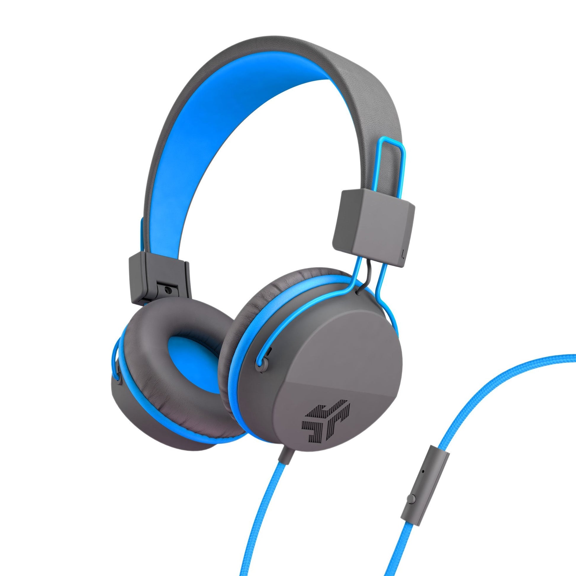 JBuddies Studio On-Ear Kids Headphones Graphite / Blue| 41029747245188