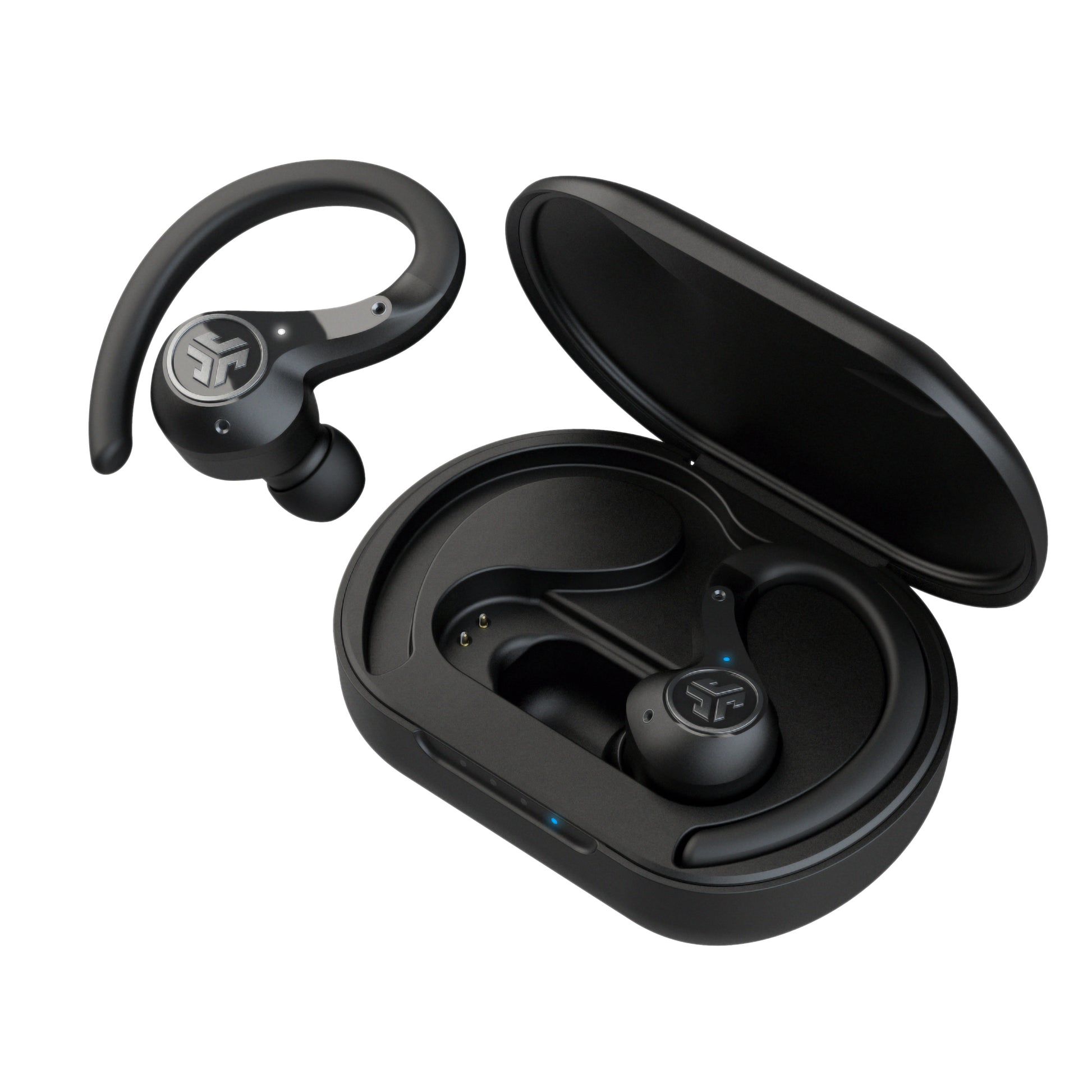 JLAB Go Air Sport True Wireless Earbuds w Ear hook Color GRAPHITE/ Black